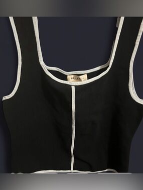 Bailey 44 Black Tank with White Trim